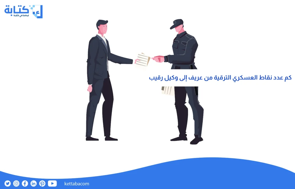 كم عدد نقاط العسكري الترقية من عريف إلى وكيل رقيب